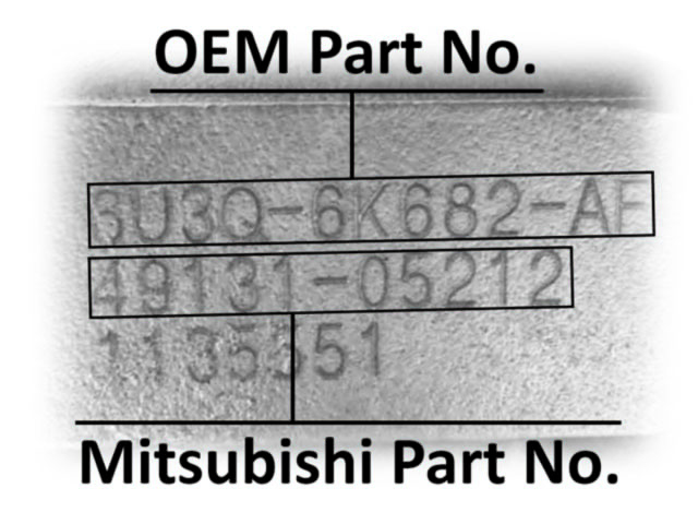 Mitsubishi Part No