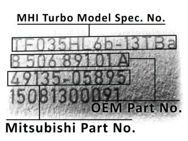 Mitsubishi Part No